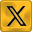 Yellow Twitter Icon